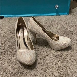 Lace heels